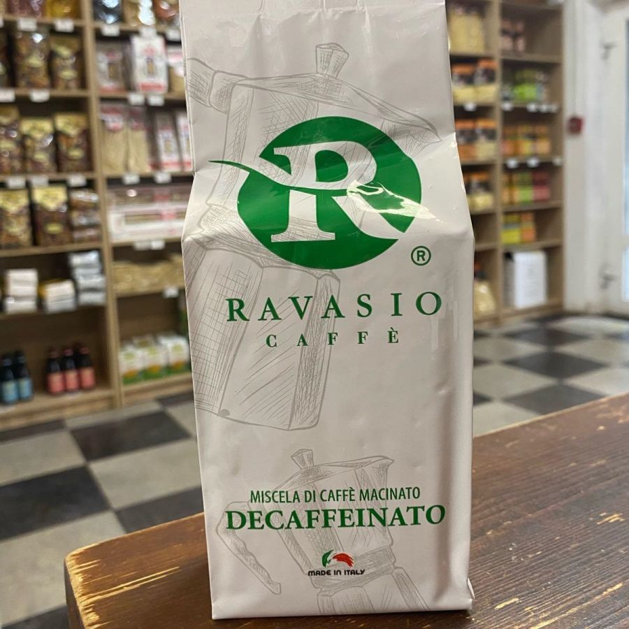 Кофе молотый без кофеина 250 г, Ravasio Caffe decaffeinato macinato 250 g