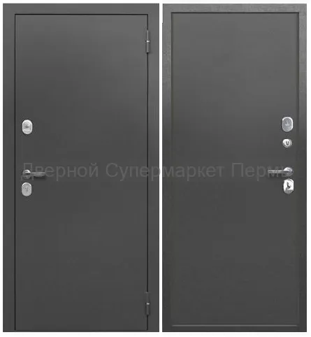 Дверь входная с терморазрывом Термо Лайт мет/мет Антик Серебро