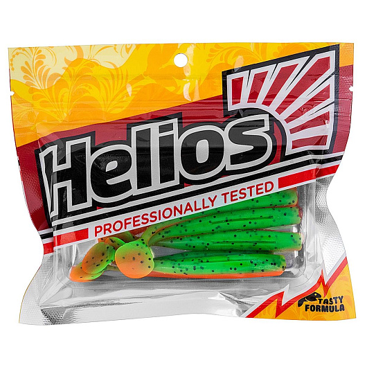 Виброхвост Helios "Chebak " Pepper Green & Orange