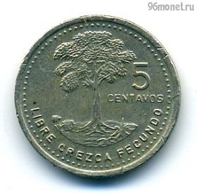 Гватемала 5 сентаво 1988