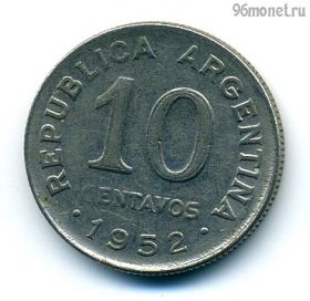 Аргентина 10 сентаво 1952