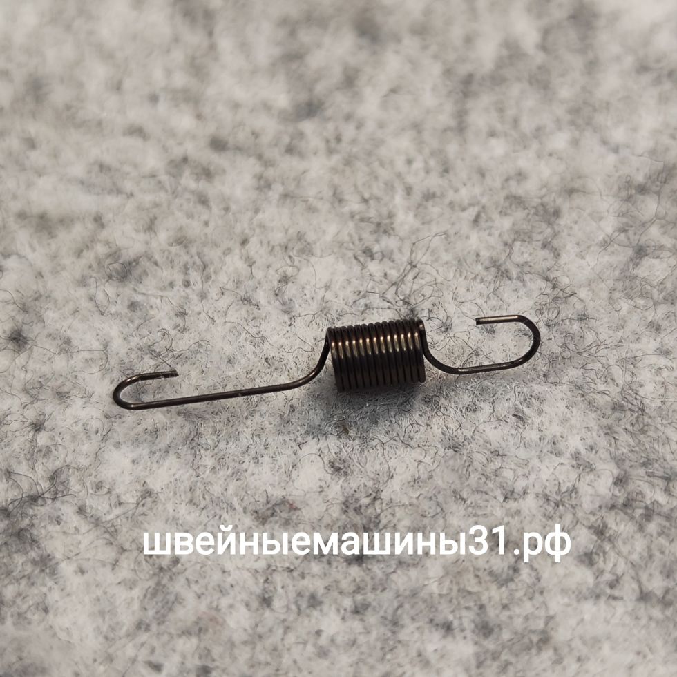 Пружина зубчатой рейки Brother LX 1400 и др. Длина 24,5 мм; длина витой части 5,5 мм; диаметр витой части 3,8 мм.     Цена 70 руб.