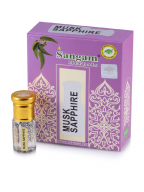 Духи масляные Sapphire | Сапфир | 3 мл | Sangam Herbals | Женский