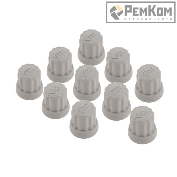 RK11141 * Колпачки-индикаторы затяжки колесных гаек 32 мм, серые, 10 шт.