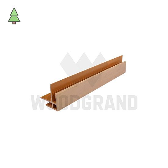 Угол соединительный для фасада из МПК WoodGrand 75*75 мм Орех