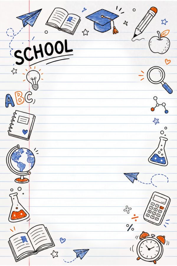 Фон стена "School wall №57"