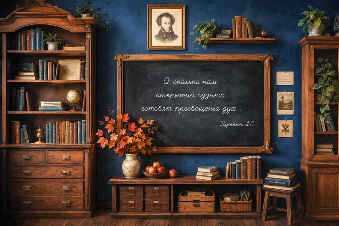 Фон стена "School wall №58"