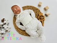 Костюм на выписку 3 предмета (рибана-ажур пенье) КТ-40