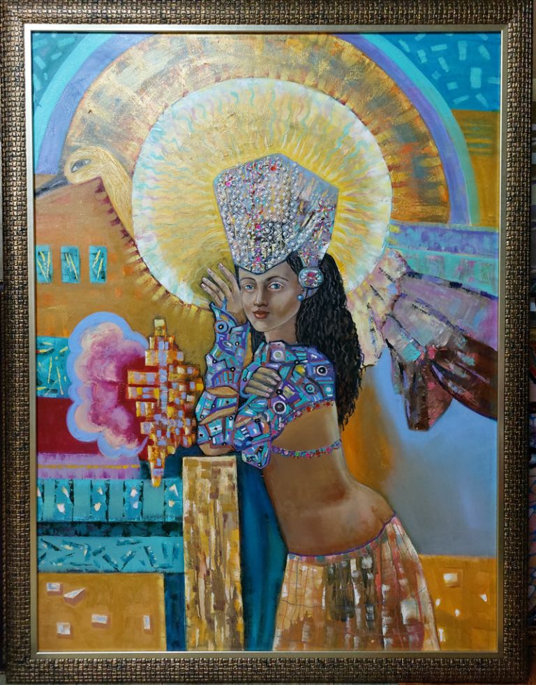 интерьерная картина "Жар-птица", 120х90