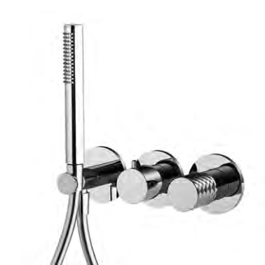 Стильный итальянский смеситель c душем Fima carlo frattini Spillo Tech F3049TWX8