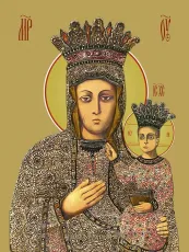 Гошевская икона Богородицы печатная (холст на дереве)
