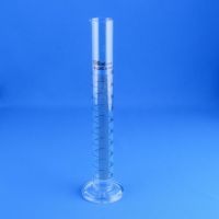 Цилиндр мерный Labdevices 1-100-2, 100 мл, стекло Boro 3.3, со стеклянным основанием, с носиком, градуированный