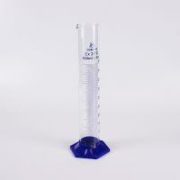 Цилиндр мерный Labdevices 3-500-2, 500 мл, стекло, с пластиковым основанием, с носиком, градуированный