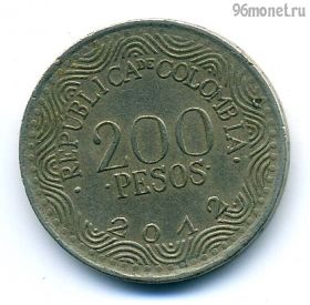 Колумбия 200 песо 2012