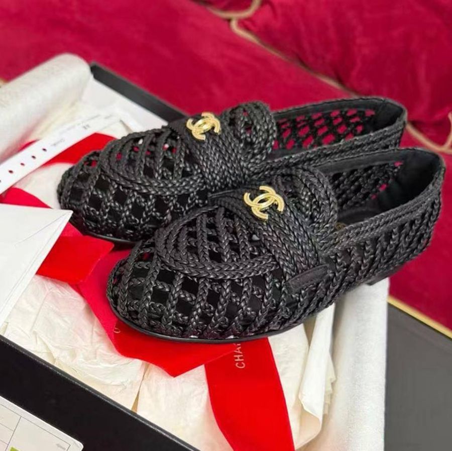 Лоферы в сетку Chanel Premium
