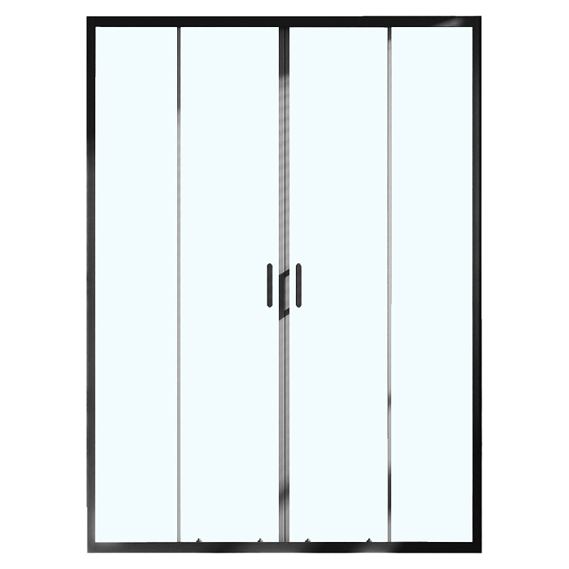 Душевая дверь Azario Токио 170х195, черный матовый AZ-362K2-170-MB-CL
