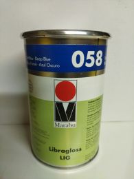 Краска MARABU серии Libragloss LIG 058 Deep Blue (Синий) 1кг. Распродажа!