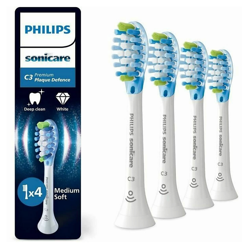 Набор насадок Philips Sonicare HX9044/87 ОРИГИНАЛ!!! (HX9044/17; HX9044/65), белый, 4 шт.