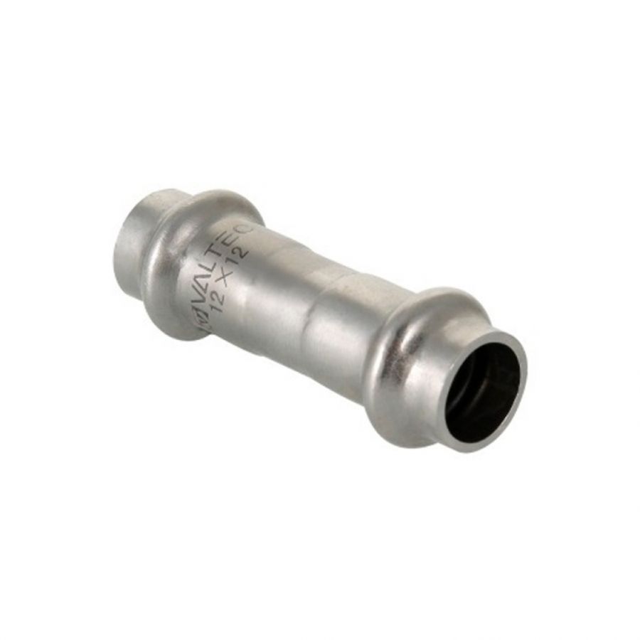 Муфта пресс Valtec VT.INOX-PRESS 22x18мм из нержавейки (арт.VTi.903.I.002218)