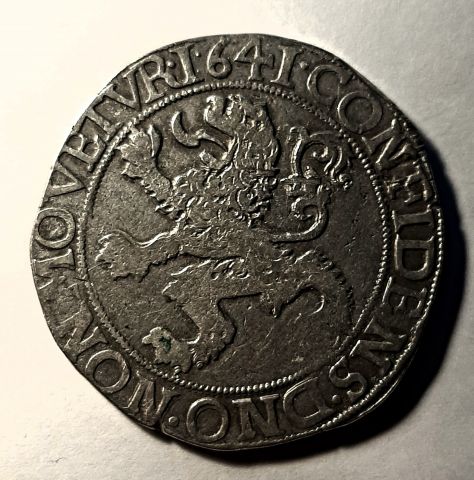 1 талера Левендальдер 1641 Гелдерланд RARE UNC MS Нидерланды Гельдерн Редкость