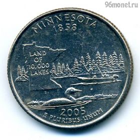 США 25 центов 2005 Р Миннесота
