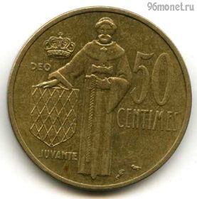 Монако 50 сантимов 1962