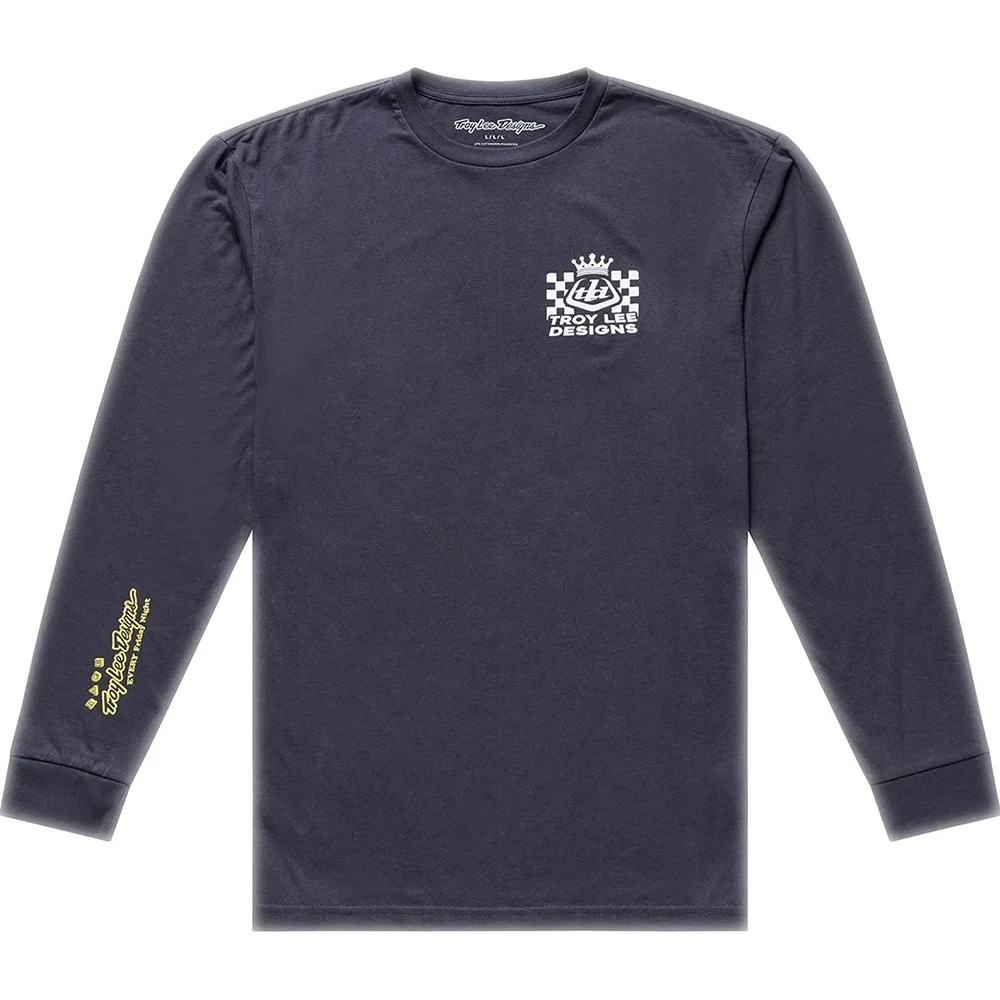 Troy Lee Designs Friday Night LS Tee Carbon лонгслив