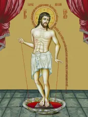 Хлеб жизни икона печатная (холст на дереве)