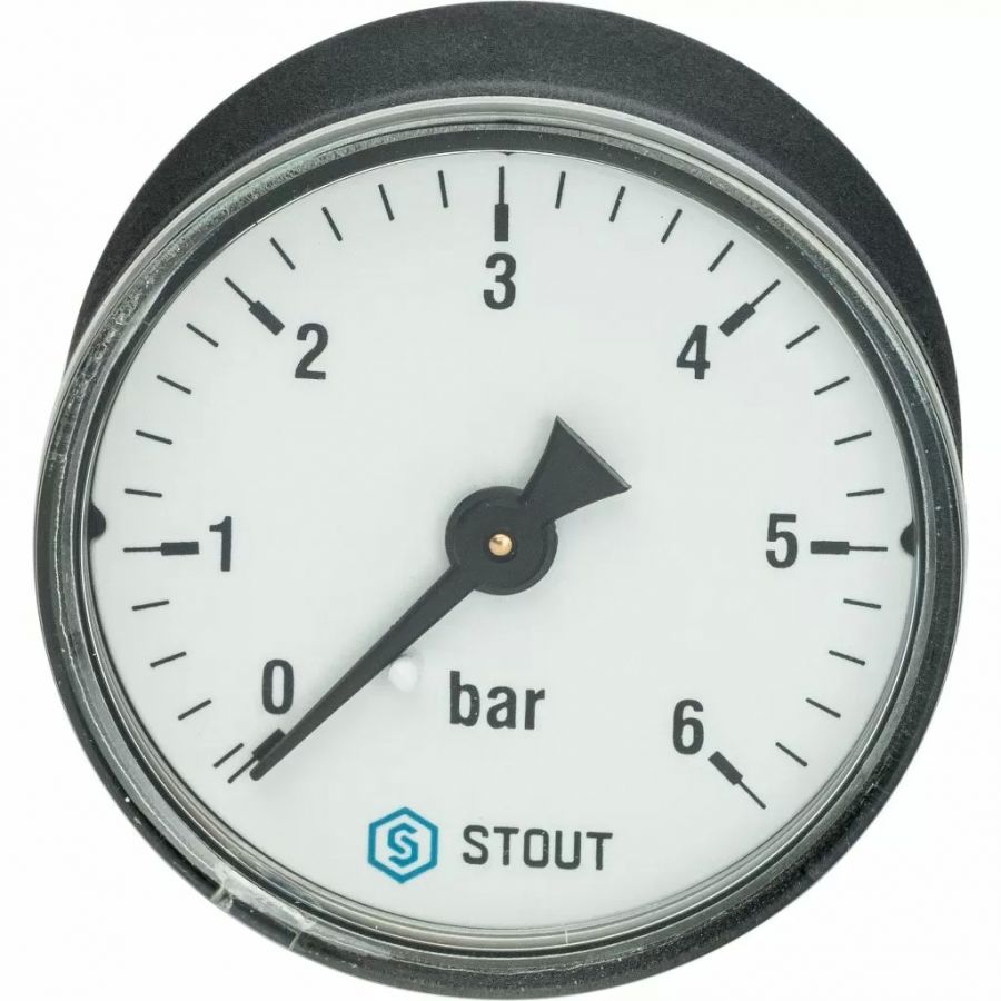 Манометр аксиальный Stout (корпус ? 50 мм) SIM-0009-631008