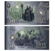 50 Dollars Heroes 3 Necropolis. Некрополис. Памятная банкнота. UNCB Oz Msh WB