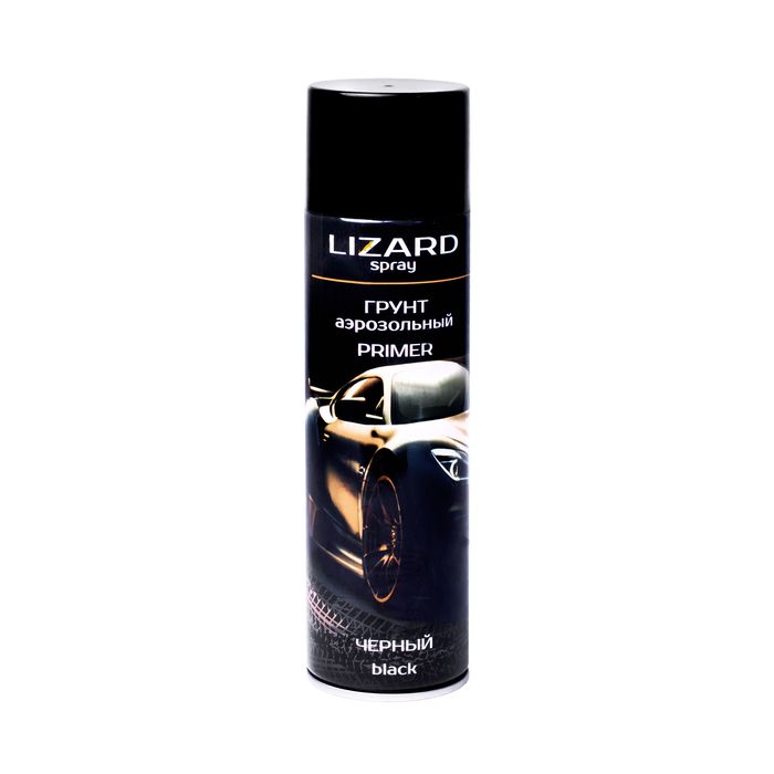 LIZARD грунт акриловый аэрозольный Primer черный 500мл.