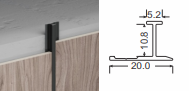 Соединитель 17х2800 мм система UltraWall