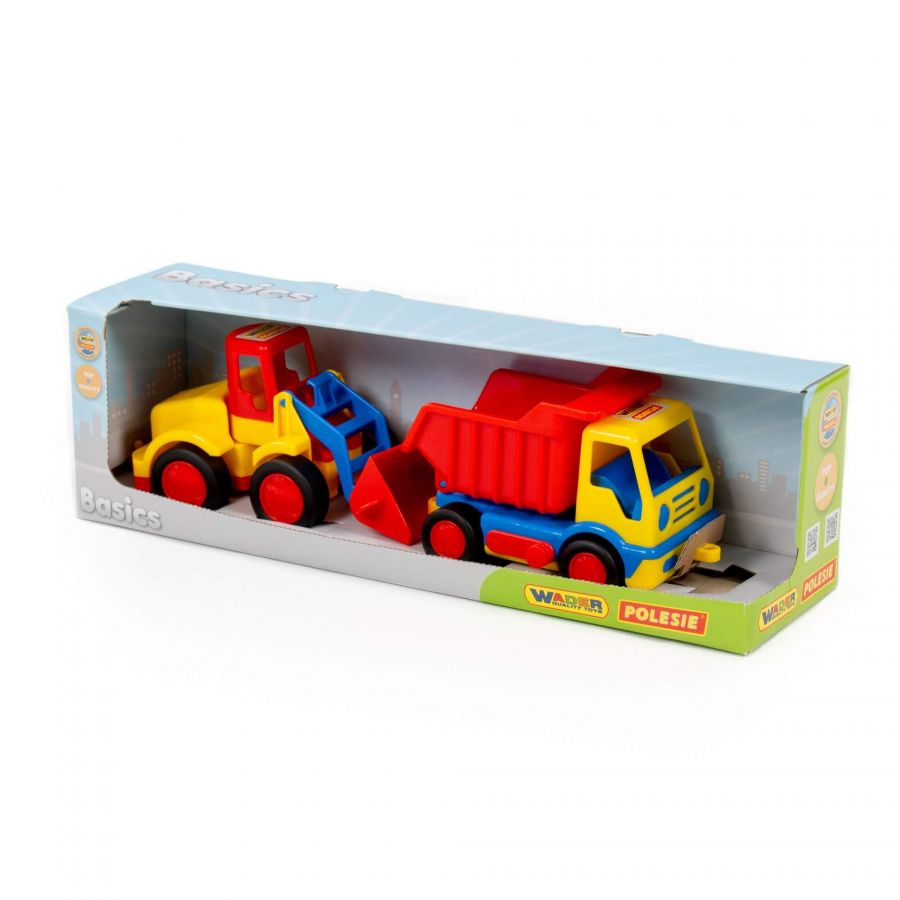 "Базик", автомобиль-самосвал + "Базик", погрузчик (в коробке)