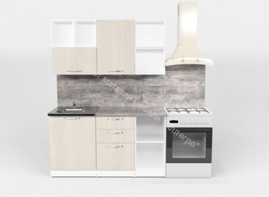 Кухонный гарнитур Лариса нормал 3 1500 мм
