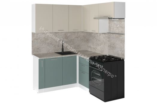 Кухонный гарнитур Глория мега прайм 1600х1700 мм