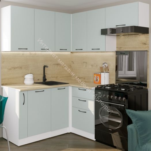 Кухонный гарнитур Лиора мега прайм 1600х1700 мм