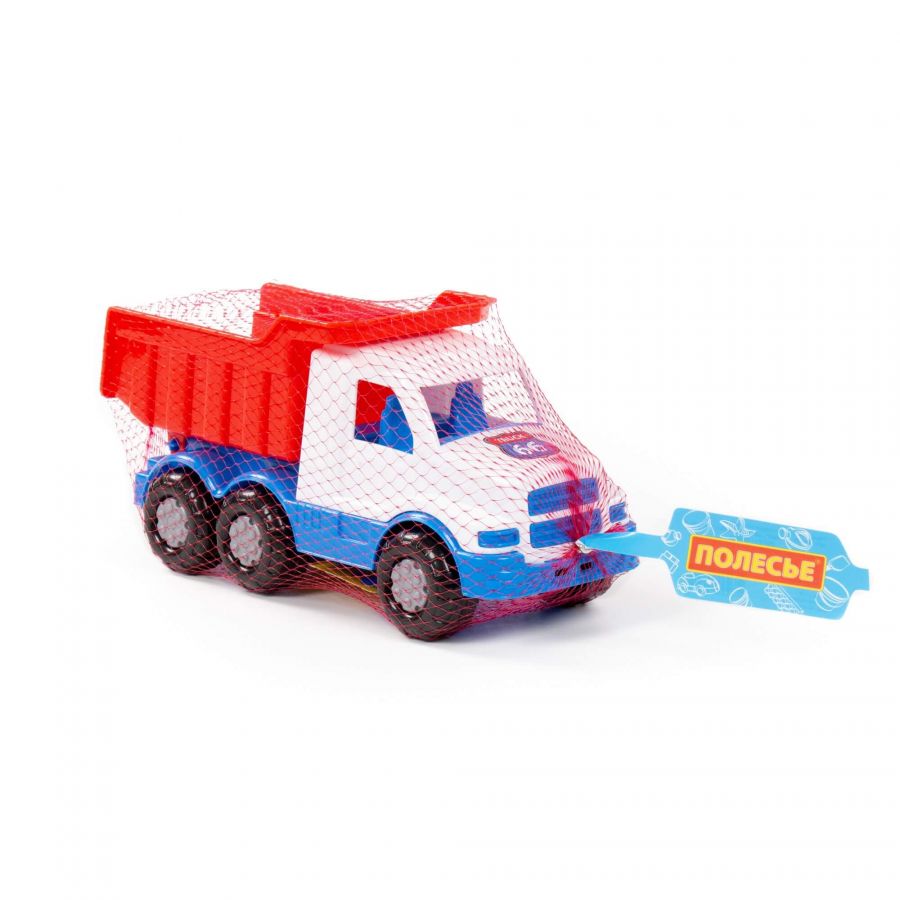 "Гоша", автомобиль-самосвал (бело-синий)
