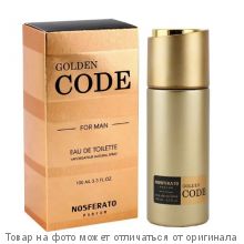 NOSFERATO GOLDEN CODE.Туалетная вода 100мл (муж)