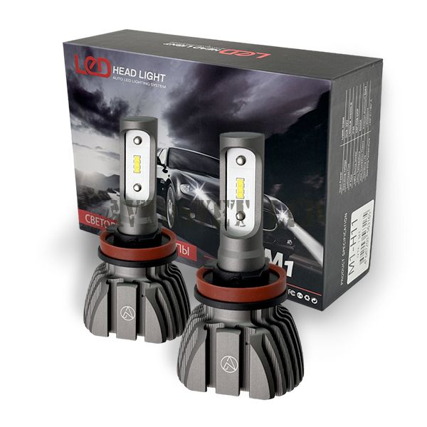 Автомобильные лампы светодиодные M1-H11AB