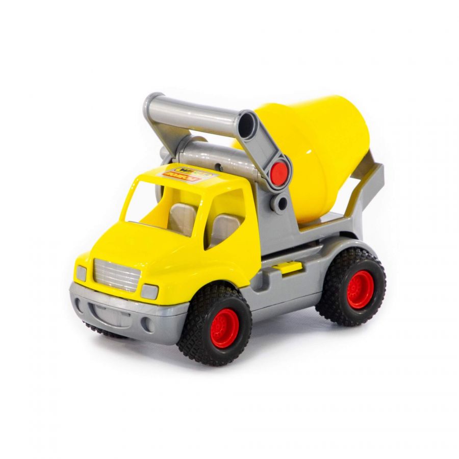 "КонсТрак", автомобиль-бетоновоз (жёлтый) (в сеточке)