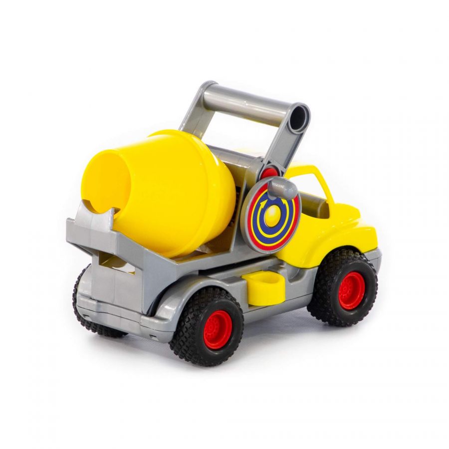 "КонсТрак", автомобиль-бетоновоз (жёлтый) (в сеточке)