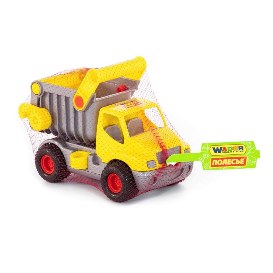 "КонсТрак", автомобиль-самосвал (жёлтый) (в сеточке)