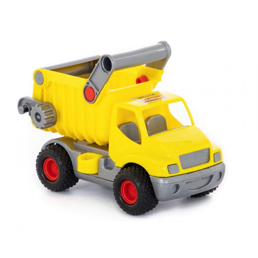 "КонсТрак", автомобиль-самосвал (жёлтый) (в сеточке)