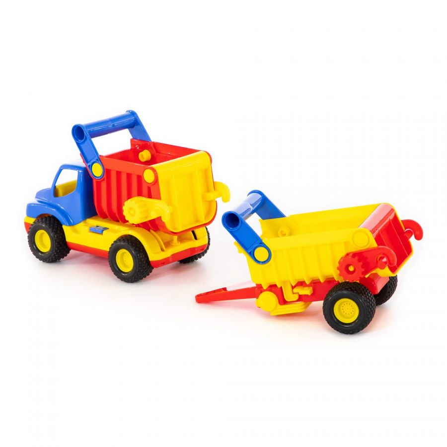 "КонсТрак", автомобиль-самосвал с полуприцепом (в коробке)