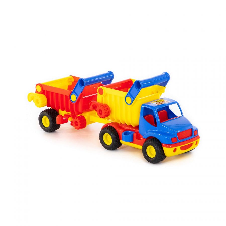 "КонсТрак", автомобиль-самосвал с полуприцепом (в коробке)