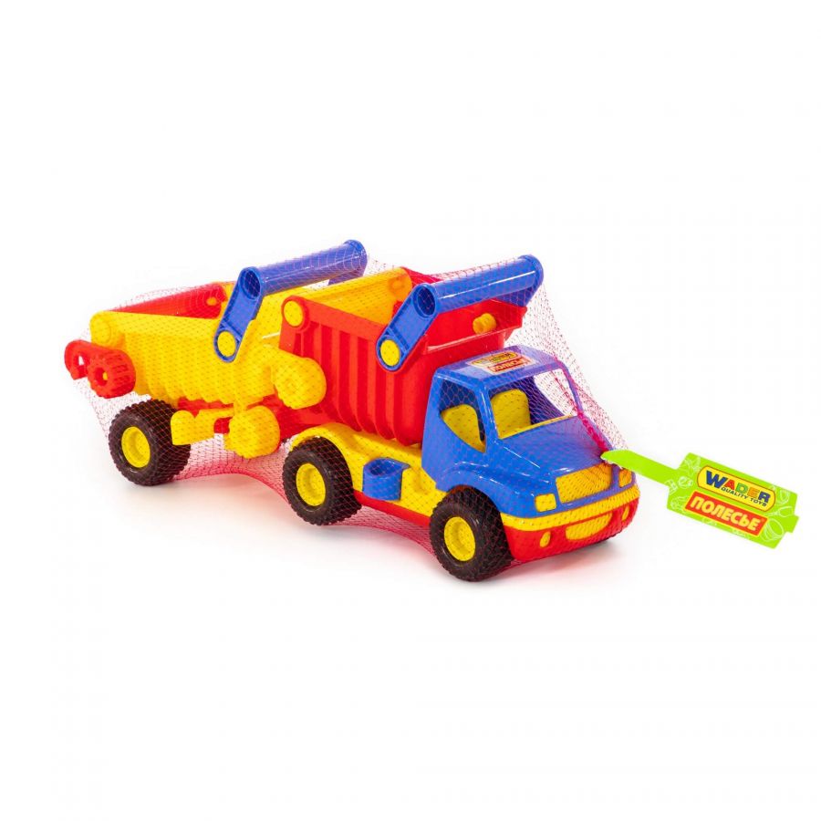 "КонсТрак", автомобиль-самосвал с полуприцепом (в сеточке)