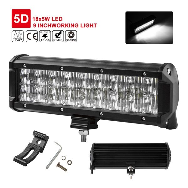 Светодиодная балка двухрядная ADS5D-54W flood ближний свет