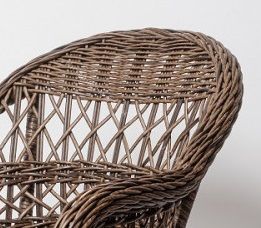 Стул Chanel-2 FM 1008 коричневый, искусственный ротанг