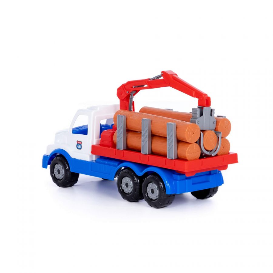 "Сталкер", автомобиль-лесовоз (бело-синий)