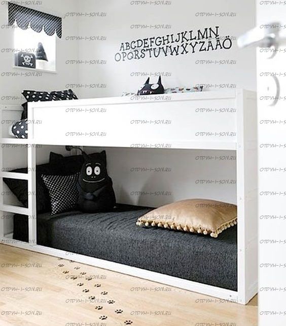 Кровать двухъярусная №75 Wood